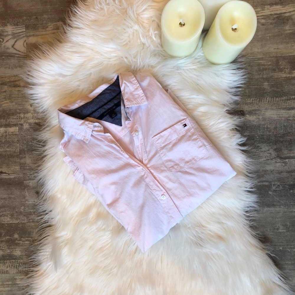 Tommy Hilfiger Long Sleeve Polo Shirt (size s)